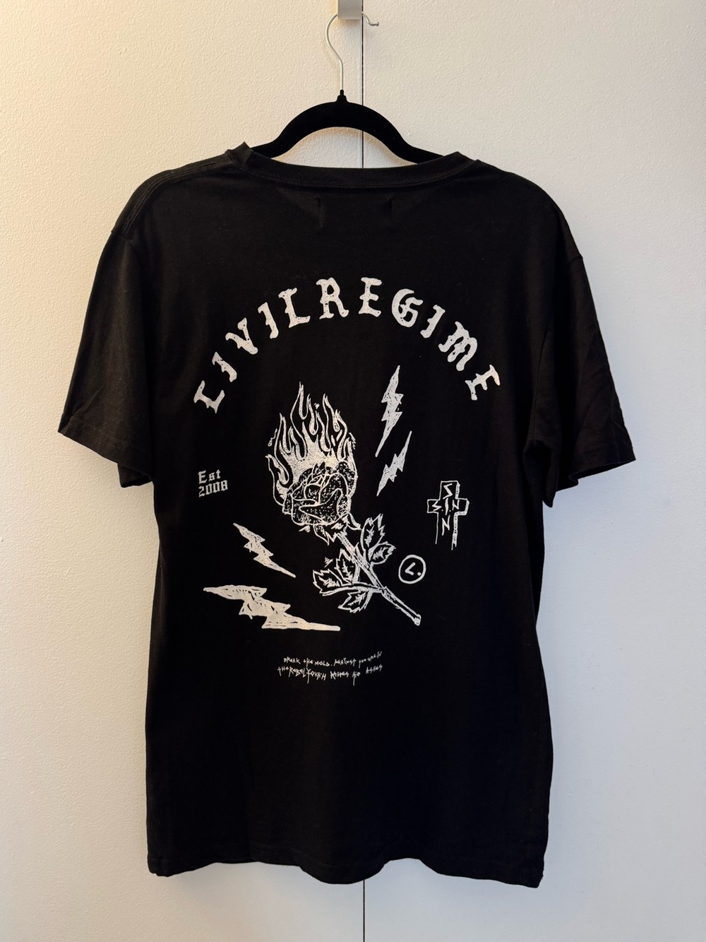Civil Regime T-Shirt | Black